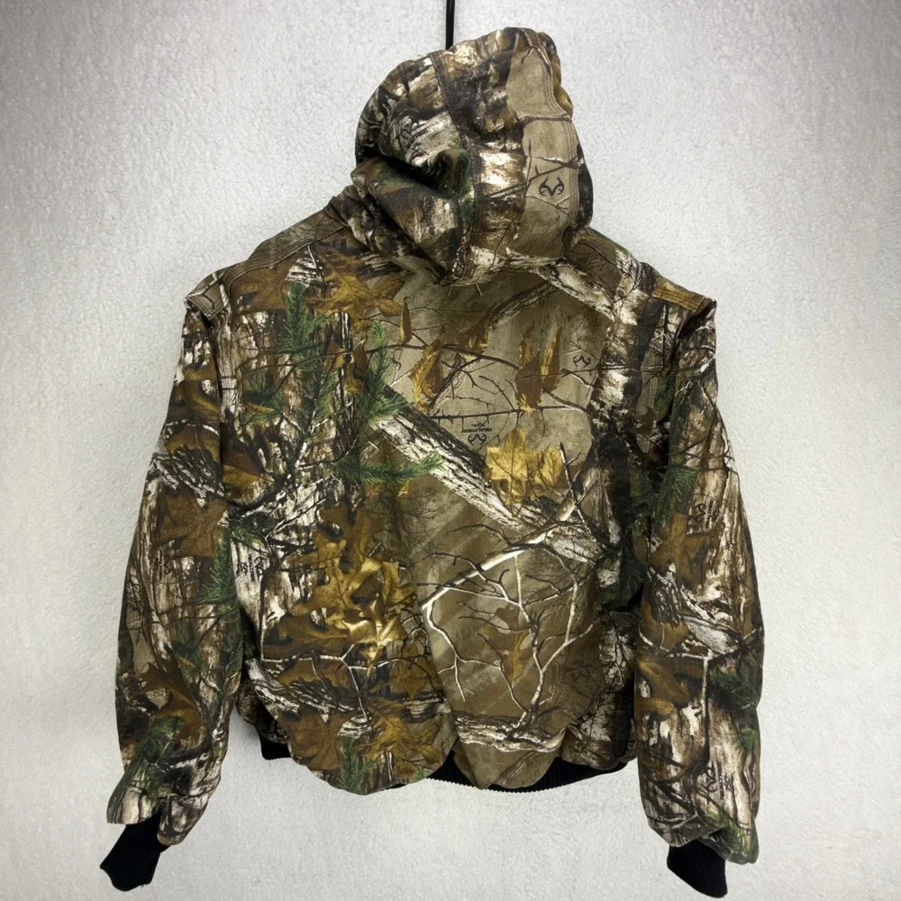 Carhartt Active Hunting Jacket Quilt Lined Mens 2XL J221 977 RealTree Xtra Camo